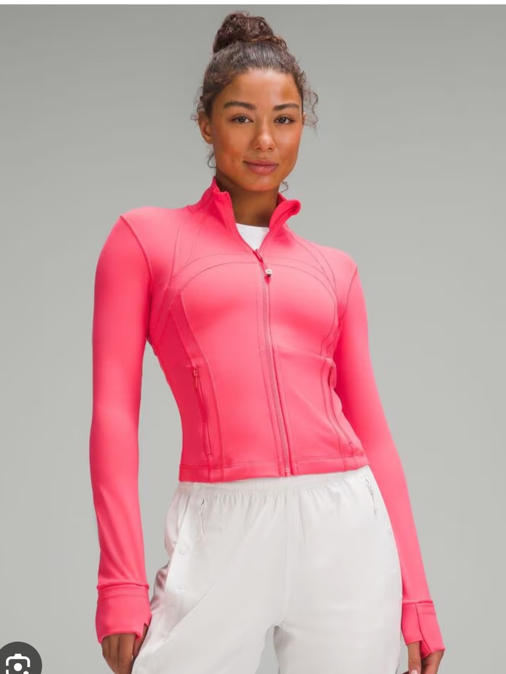 Lululemon Define Cropped Jacket Glazed Pink! NWT